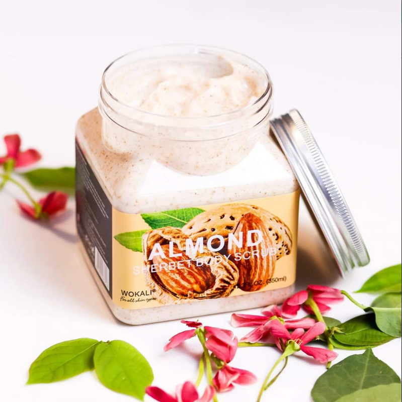 Almond body scrub